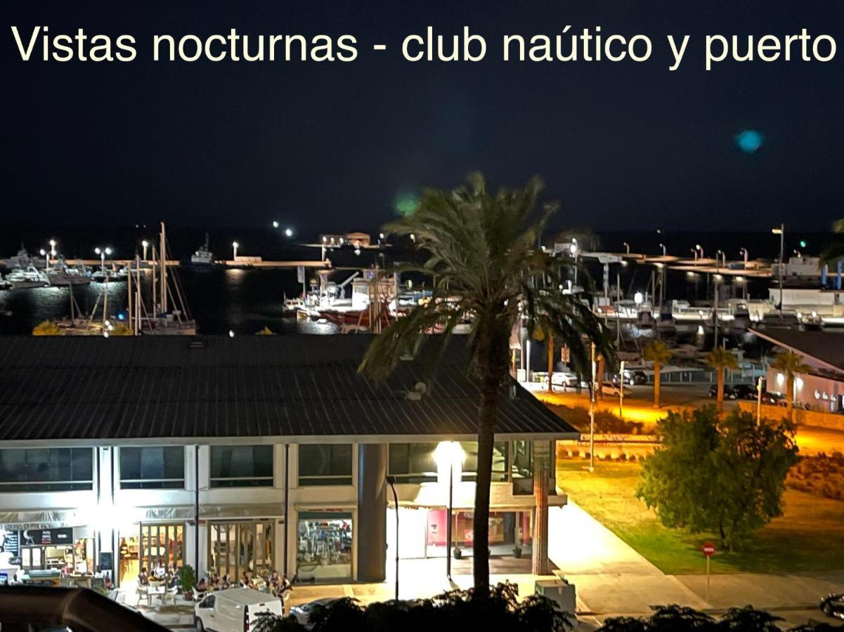 Vistas al mar, en el club náutico de Sant Carles de la Rápita, 3 dormitorios Esterno foto