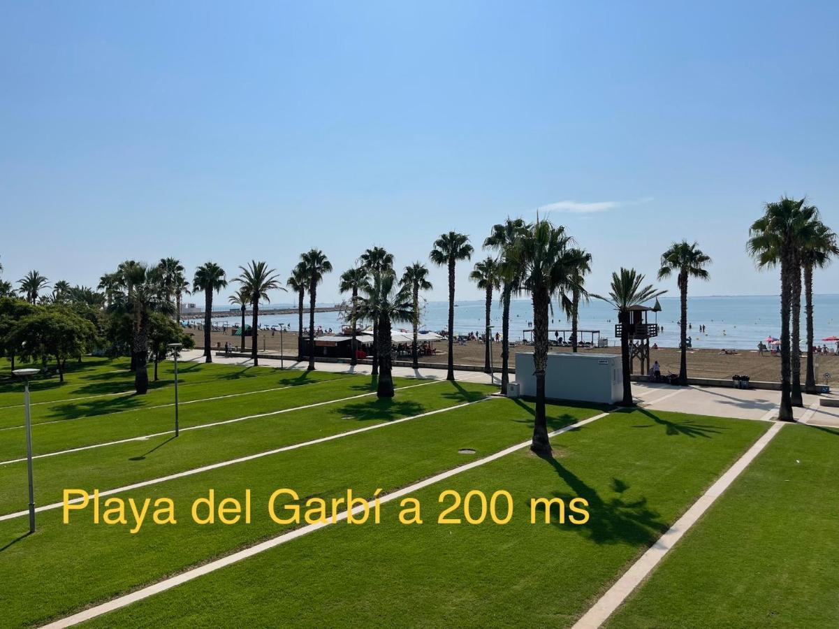 Vistas al mar, en el club náutico de Sant Carles de la Rápita, 3 dormitorios Esterno foto